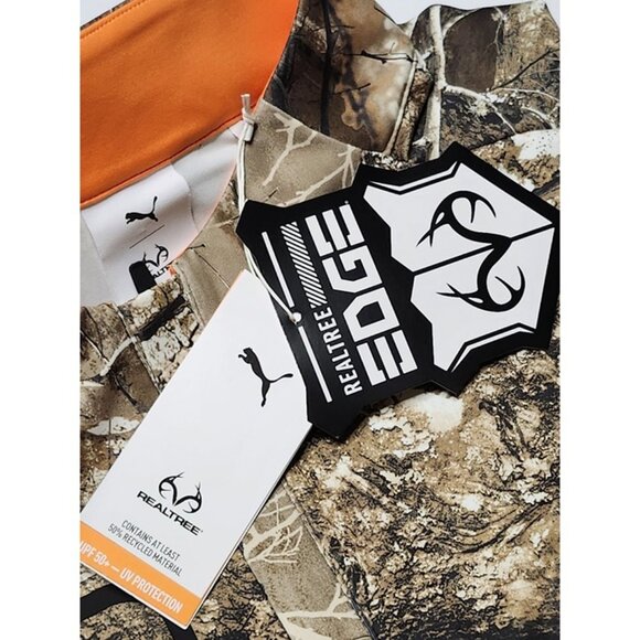 Puma x Real Tree Deep Forest Quarter Zip Pullover Jacket - Picture 8 of 12